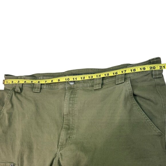 Duluth Trading Co Flex Fire Hose Green Work Pants Men's Size 44 x‎ 30 - Picture 8 of 11